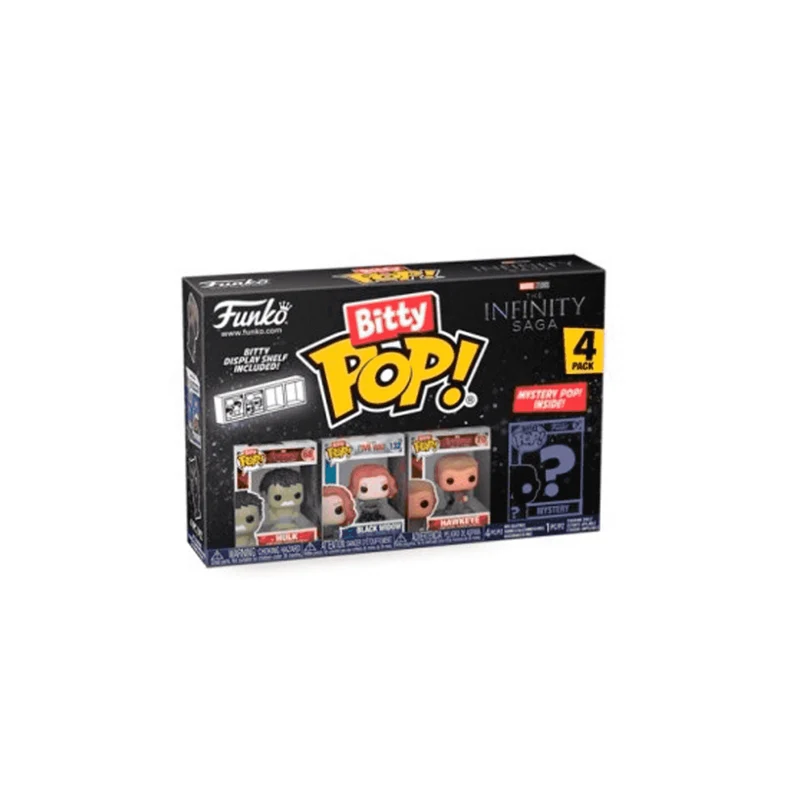 Pack 4 Figuras Funko Bitty POP: The Avengers Classics modelos surtidos