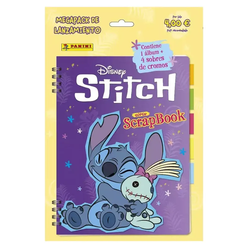 Starter Pack Stitch 2025 – Álbum + 4 sobres Panini