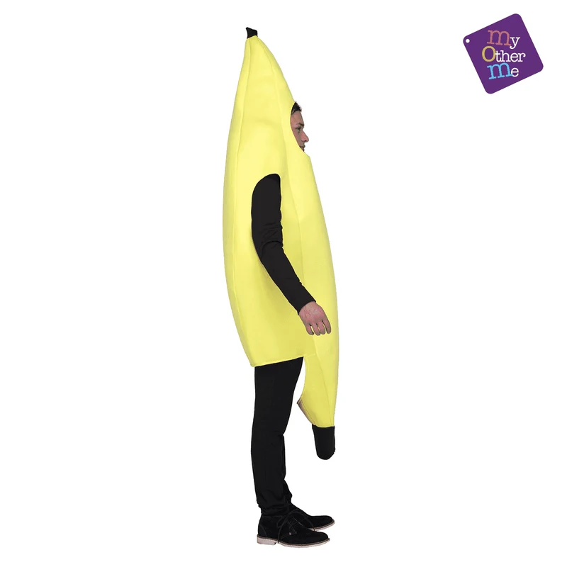 Disfraz de Plátano adulto talla ML