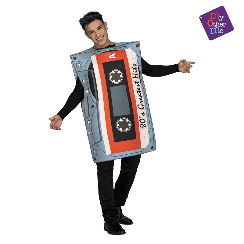 Disfraz de Cassette adulto talla ML