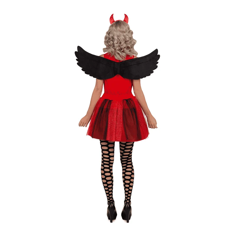 Disfraz de Diablesa punk adulto talla ML