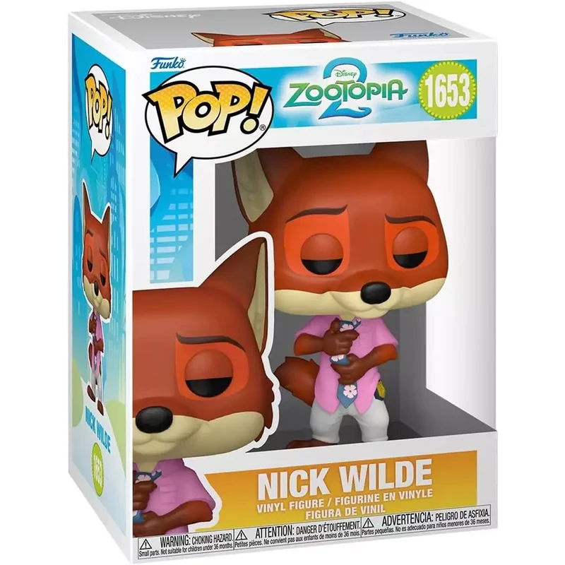 Funko POP! Nick Wilde Nº1653 Zootrópolis 2