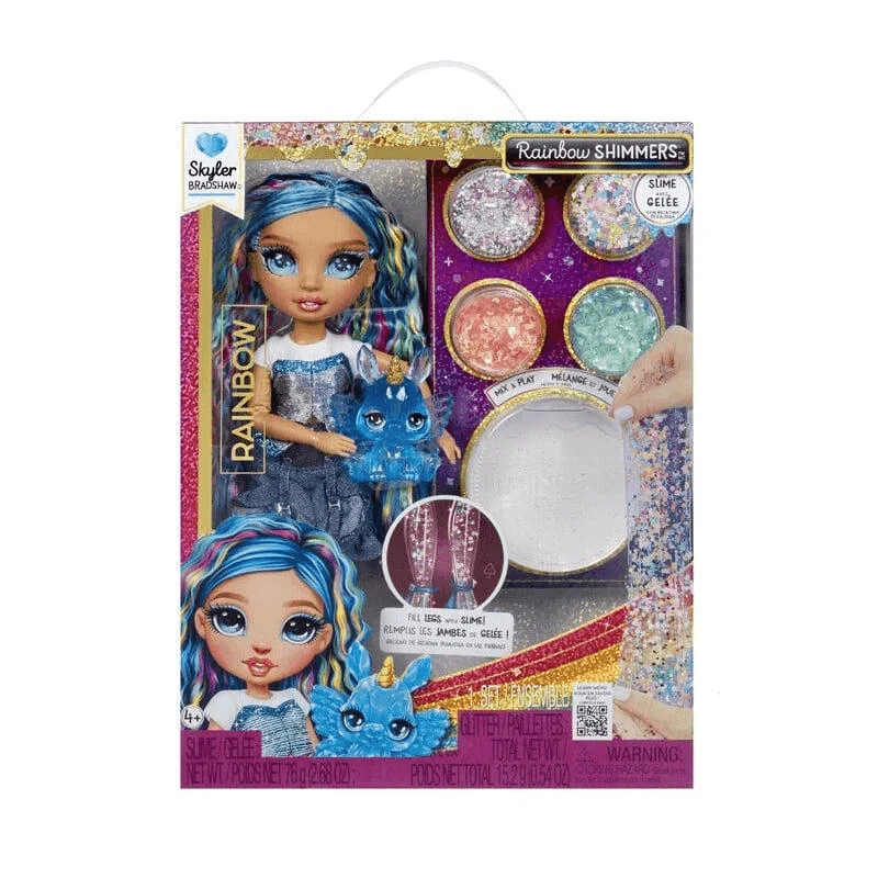 Muñeca Rainbow Shimmers con Slime – Skyler