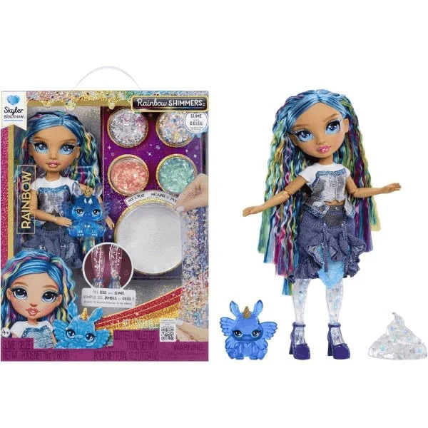 Muñeca Rainbow Shimmers con Slime – Skyler