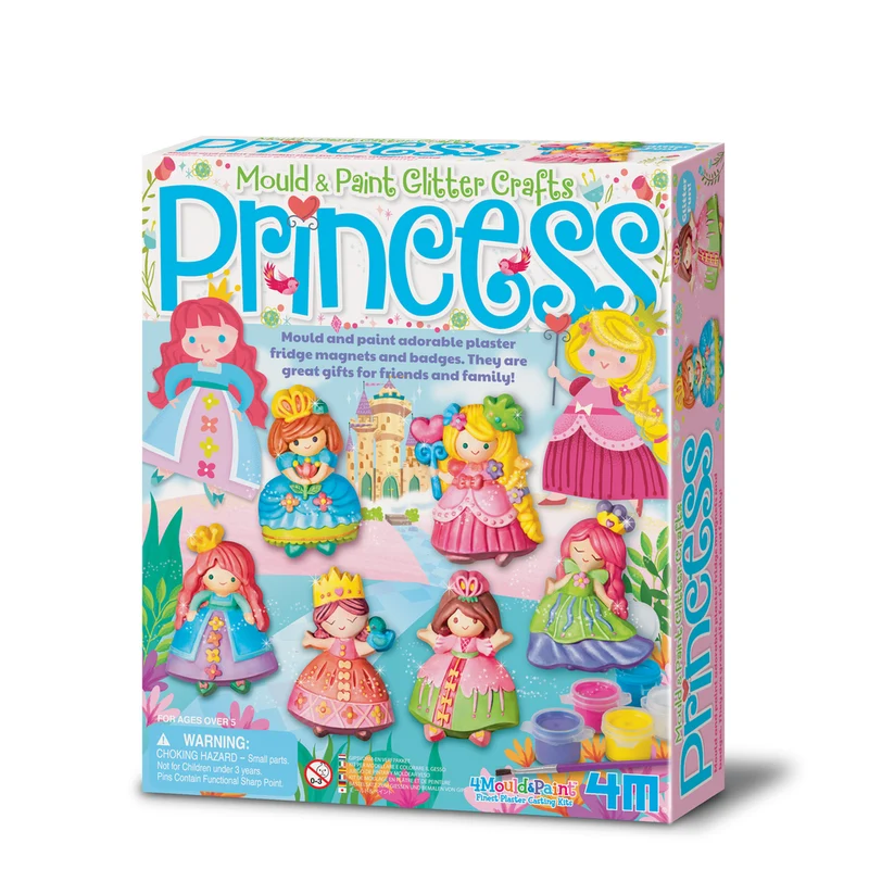 Moldea y Pinta Princesas brillantes · 4M