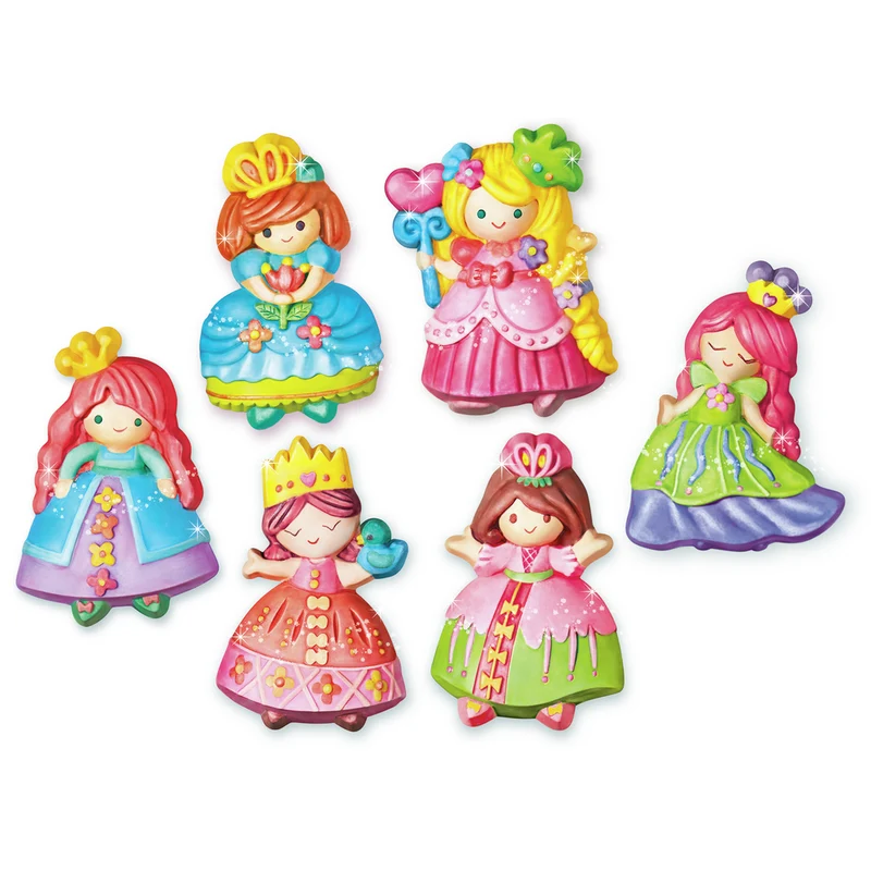 Moldea y Pinta Princesas brillantes · 4M