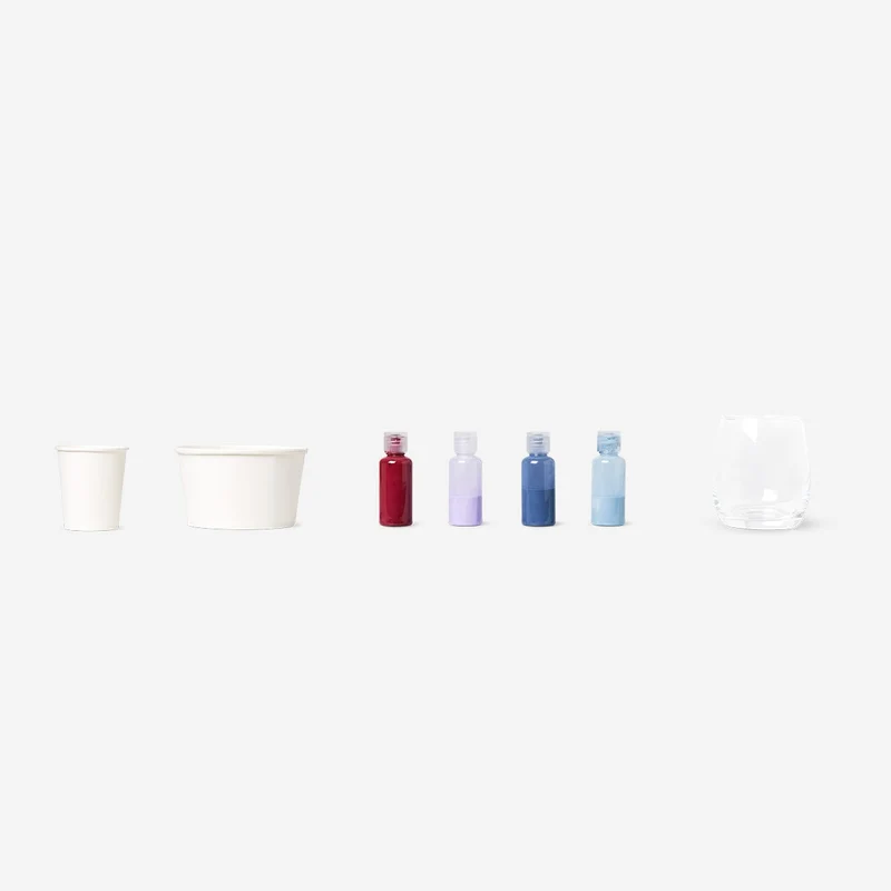 DIY marble drinking glass - 320 ml