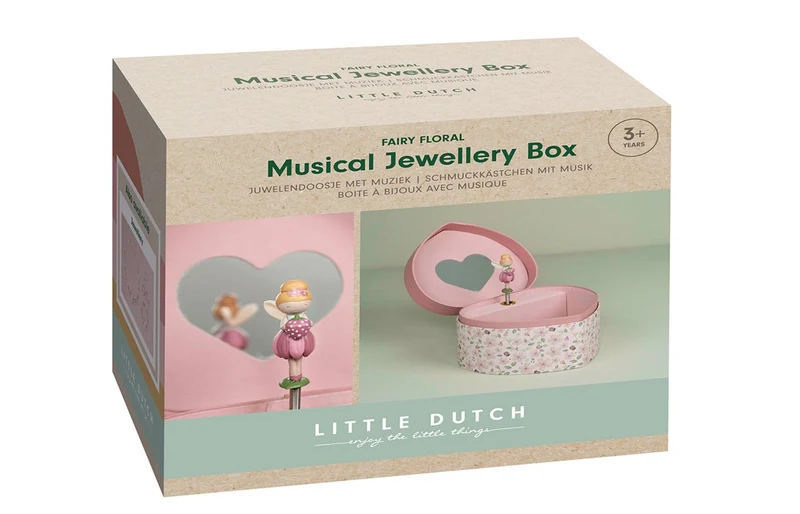 Caja de Música Joyero Corazon Fairy · Little Dutch
