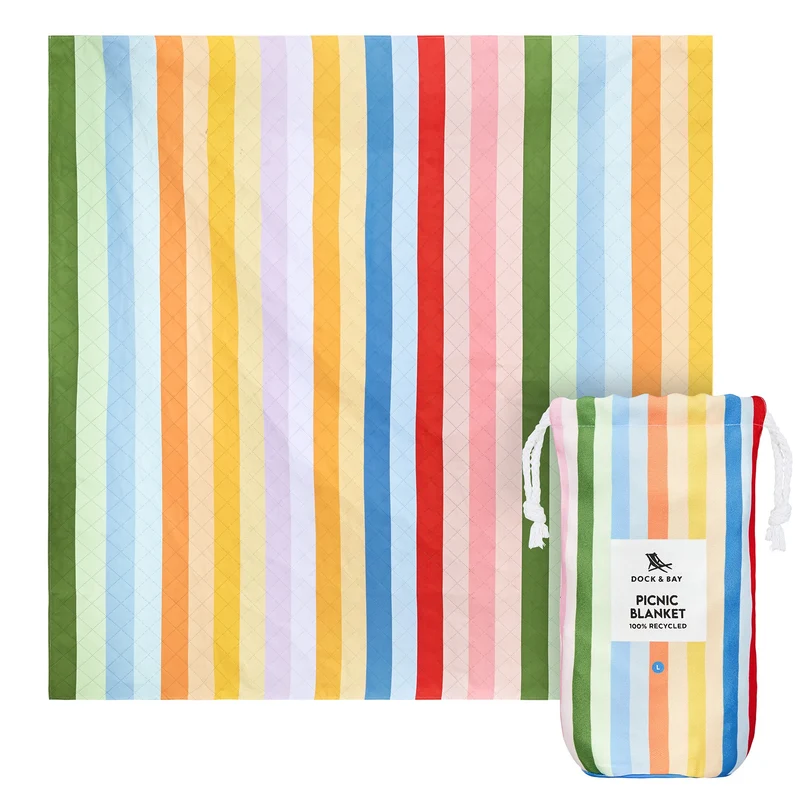 Manta Picnic Dock&Bay Candy Stripes (2 tamaños)