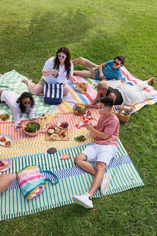 Manta Picnic Dock&Bay Candy Stripes (2 tamaños)