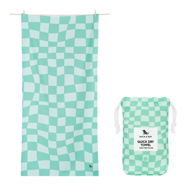 Toalla Summer Check Verde · XL