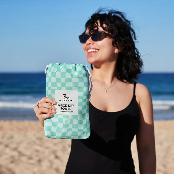 Toalla Summer Check Verde · XL