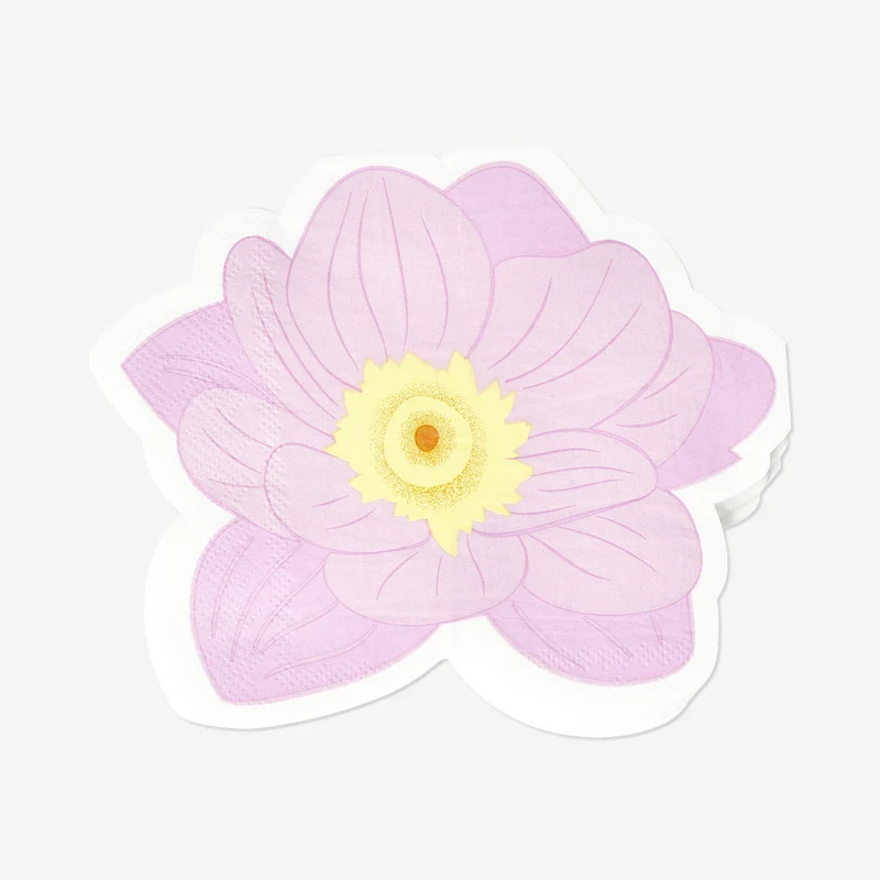 Orchid flower napkins - 16 pcs
