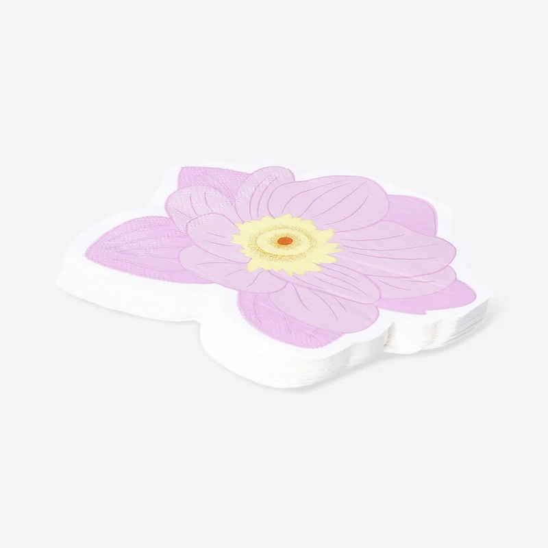 Orchid flower napkins - 16 pcs
