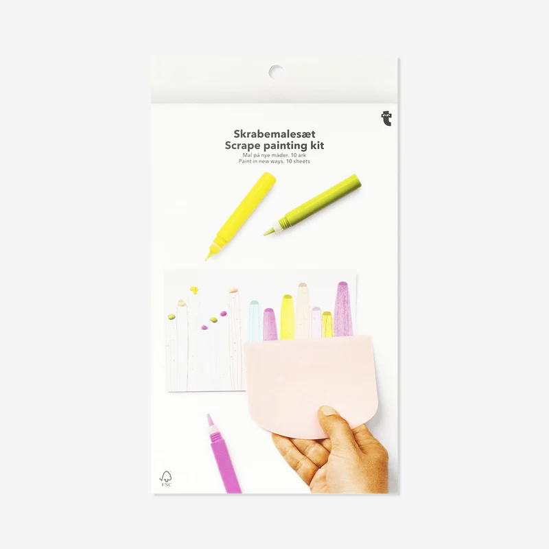Scrape painting kit