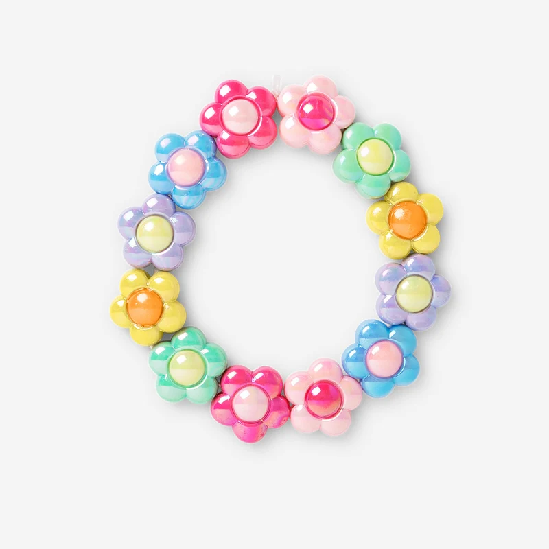 Pop and pick flower bead set