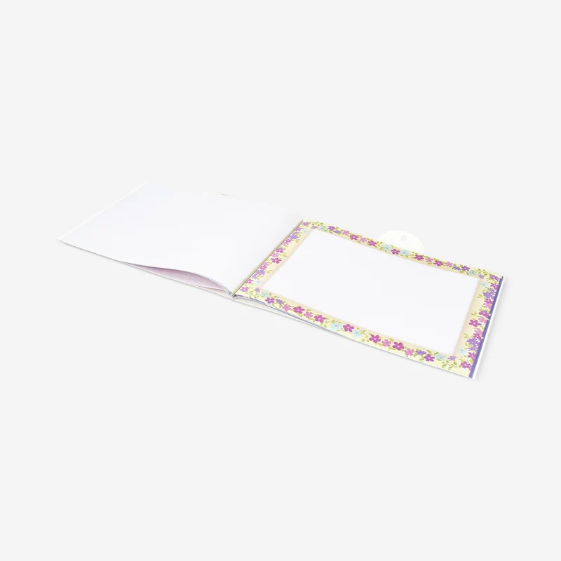 A4 drawing pad with blue picture frame