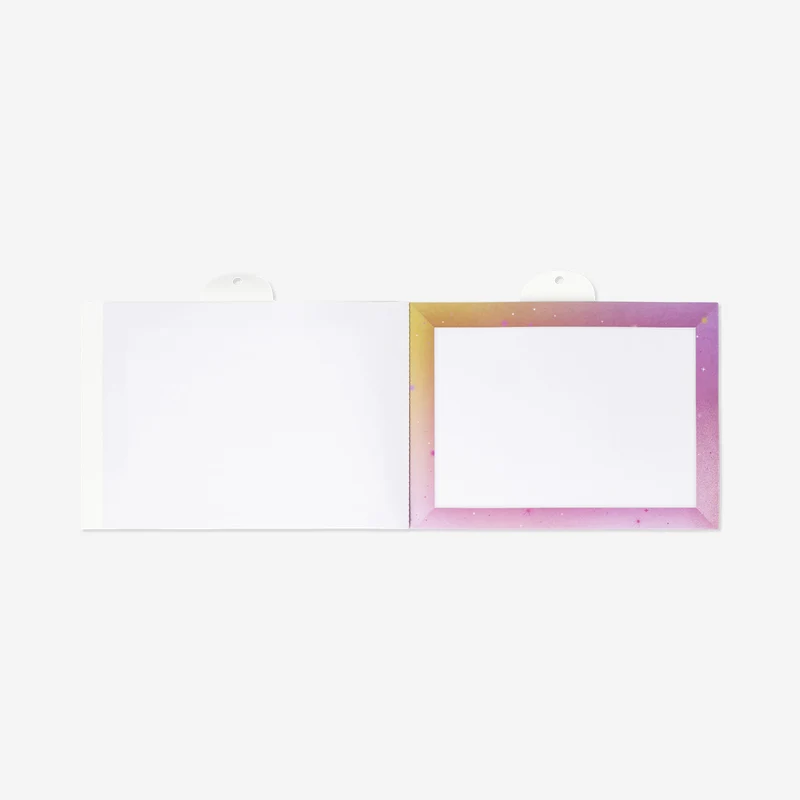 A4 drawing pad with blue picture frame