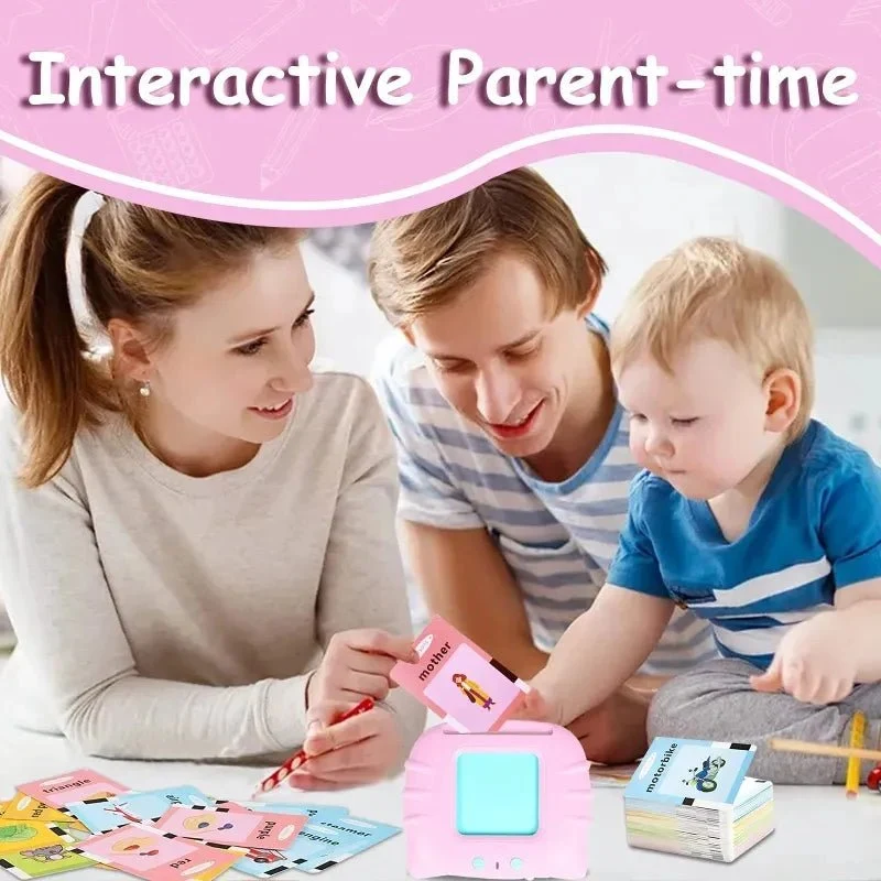 Montessori Audio Flash Cards: English Learning Electronic Book for Kids