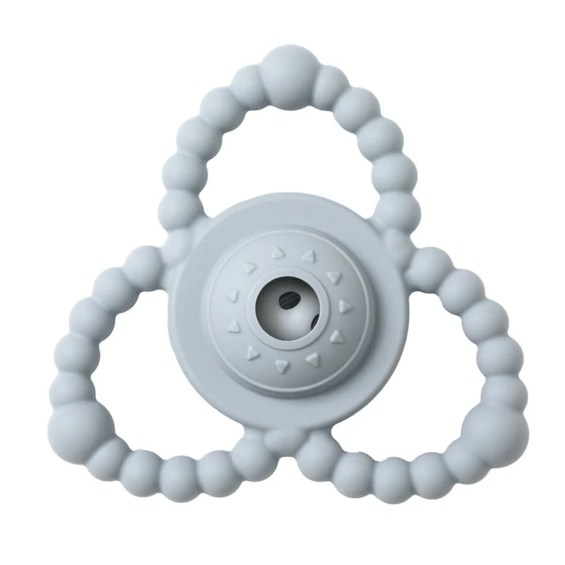 Let's Make Rudder-Shape Silicone & Wooden Teether Toy