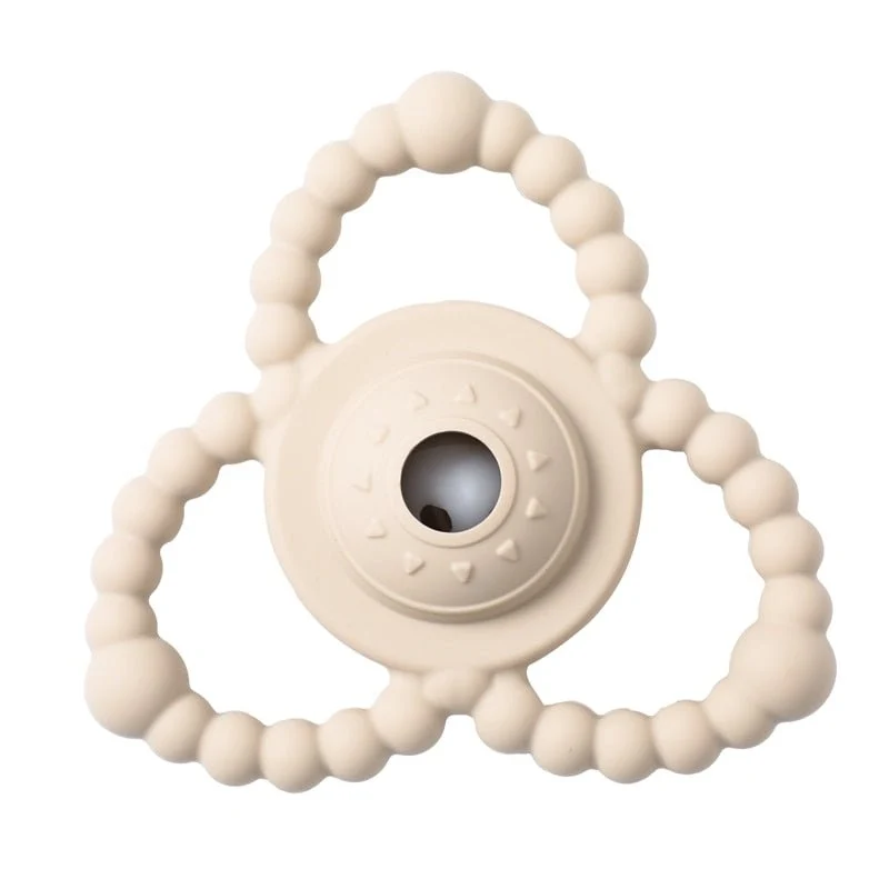 Let's Make Rudder-Shape Silicone & Wooden Teether Toy