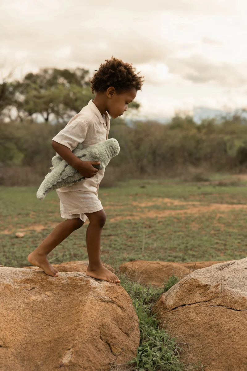 Cocodrilo peluche Safari Friends · Little Dutch