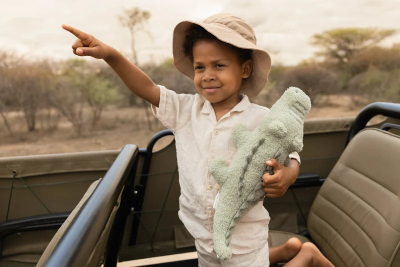 Cocodrilo peluche Safari Friends · Little Dutch