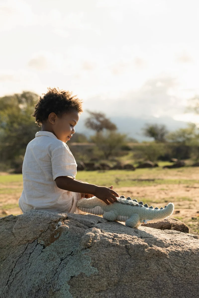 Cocodrilo peluche Safari Friends · Little Dutch