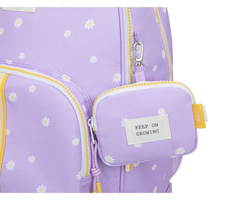 Mochila Escolar Trolley May Daisy Lilac