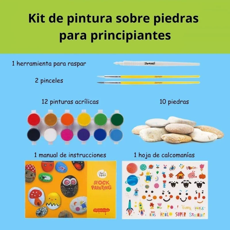 Kit Creativo Rock Painting · Jarmelo