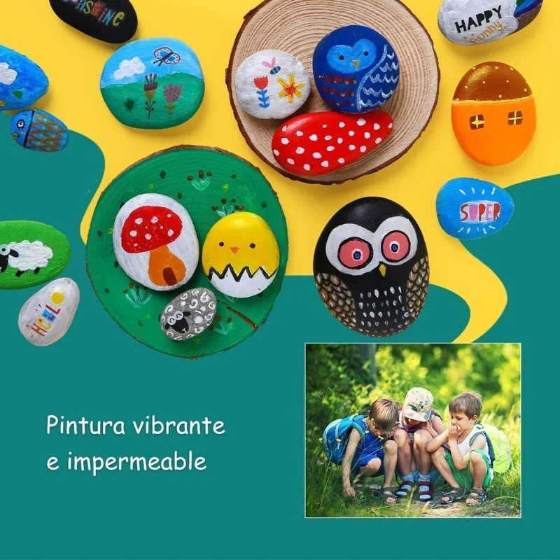 Kit Creativo Rock Painting · Jarmelo