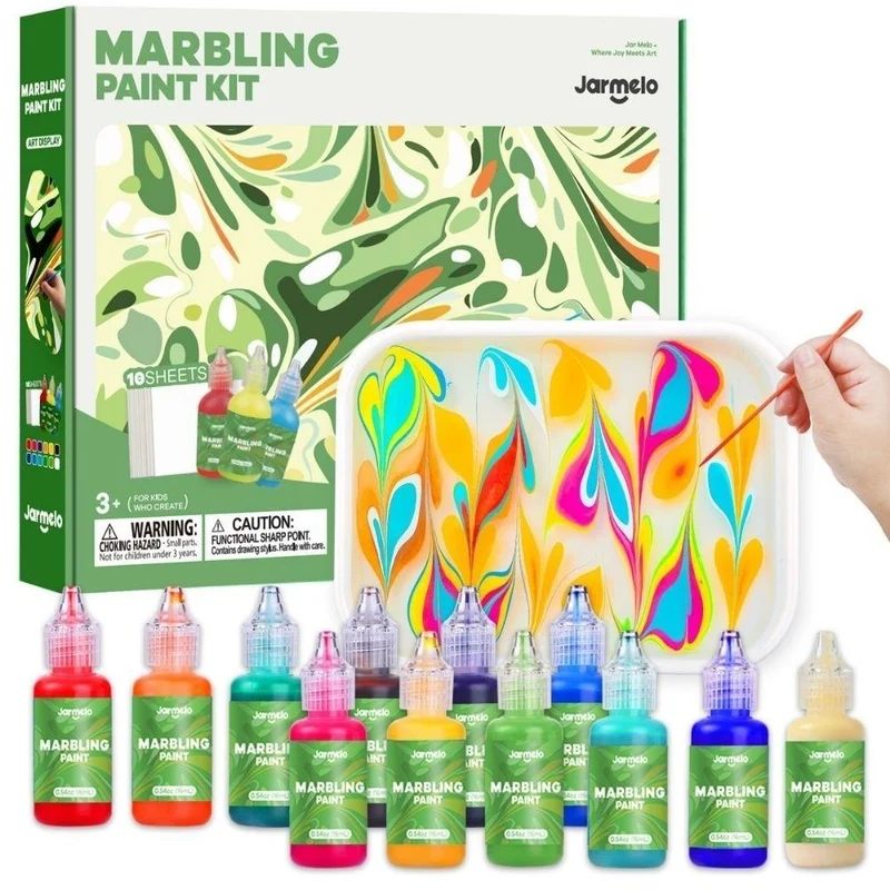Kit pintura Marmoleada 12 colores · Jarmelo