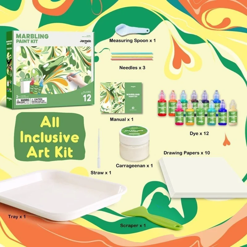 Kit pintura Marmoleada 12 colores · Jarmelo