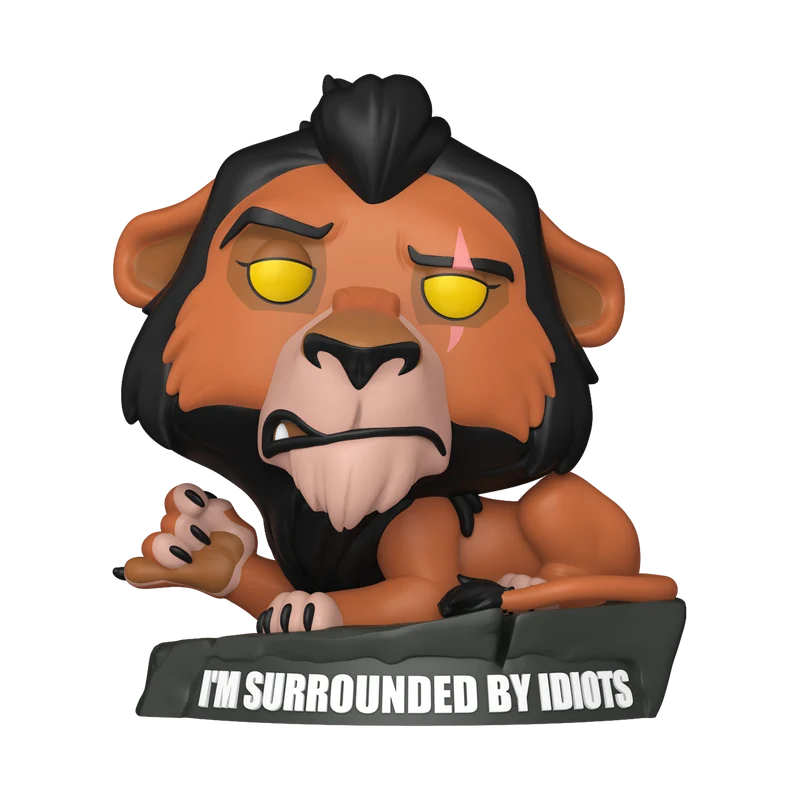 Funko Pop Disney: Meme El Rey Leon - Scar IÂ´m Surrounded by idiots