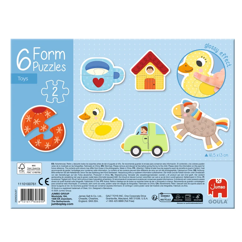 6 Form Puzzles Toys