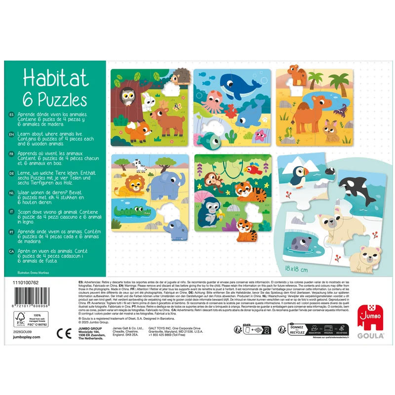 6 Habitat Puzzle