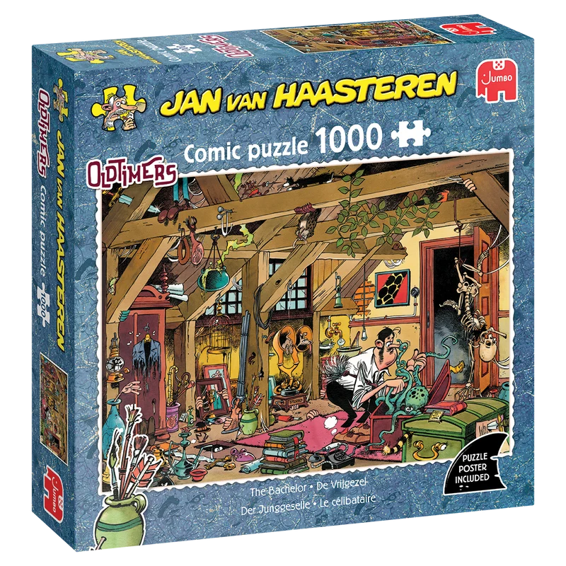 Jan van Haasteren - Oldtimers The Bachelor (1000 pieces)