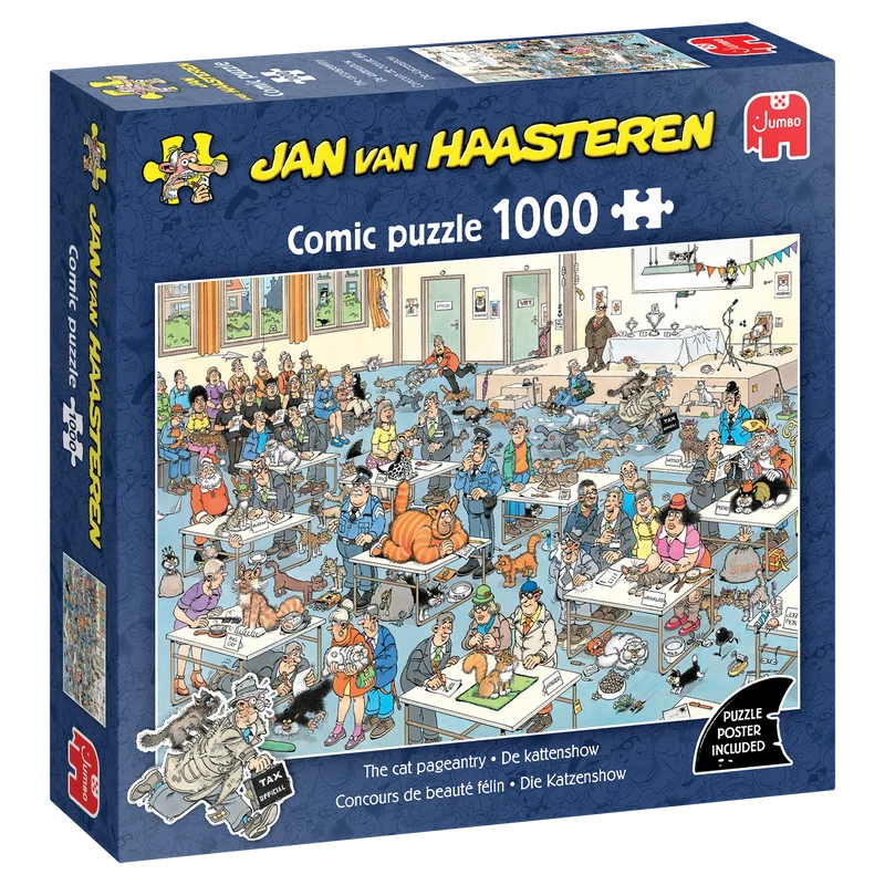 Jan van Haasteren - The cat pageantry (1000 pieces)