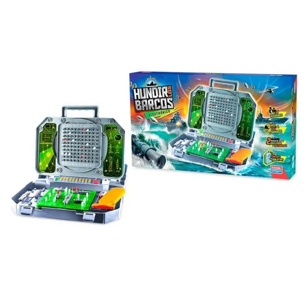 Hundir los Barcos Electrónico Maletín - Juego de mesa - FALOMIR - 1-2 jugadores - 6+ años - Menos de 30 min