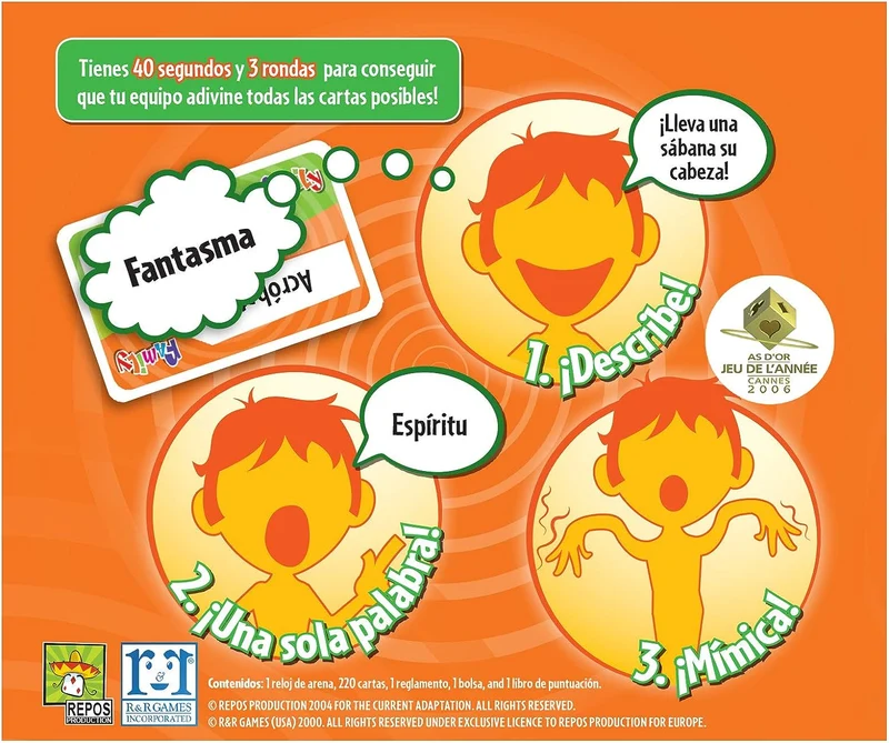 Time’s Up! Family 2 - Juego de mesa - Zygomatic - 4-12 jugadores - 8+ años - 30 min