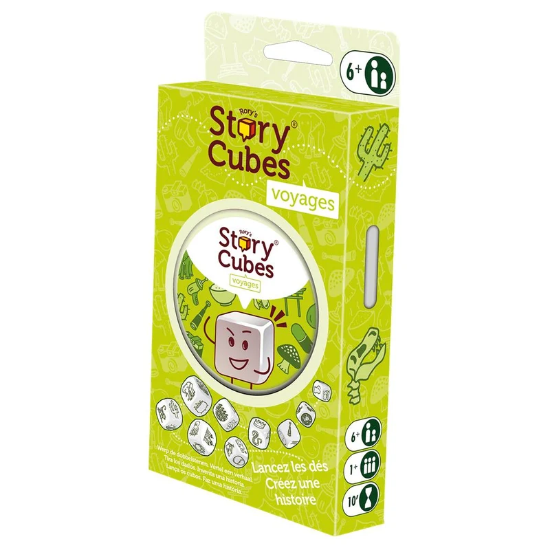 Story Cubes Viajes - Juego de mesa - Zygomatic - 1-12 jugadores - 6+ años - 10 min