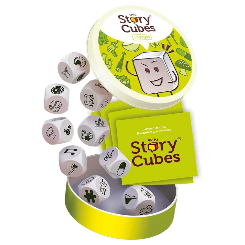 Story Cubes Viajes - Juego de mesa - Zygomatic - 1-12 jugadores - 6+ años - 10 min