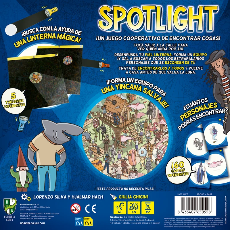 Spotlight - Juego de mesa - Zygomatic - 1-5 jugadores - 6+ años - 15 min