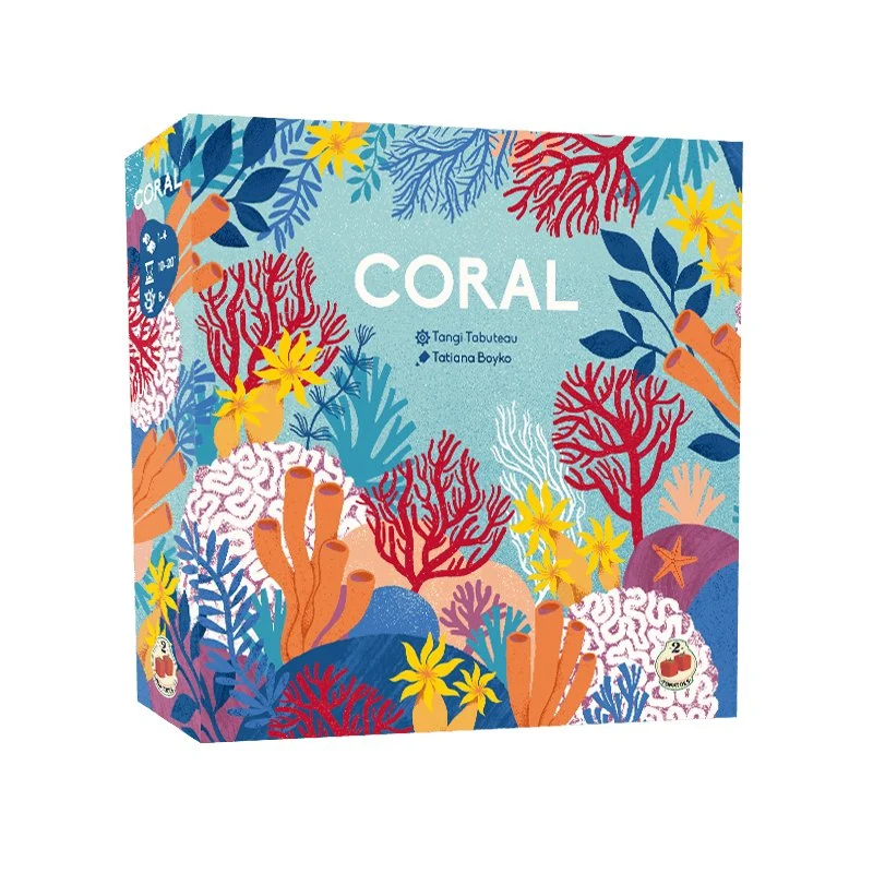 Coral - Juego de mesa - 2 Tomatoes - 1-4 jugadores - 8+ años - 10-20 min