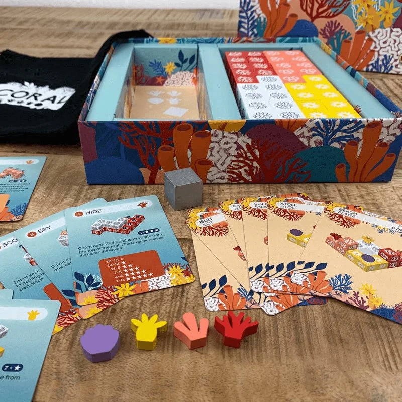 Coral - Juego de mesa - 2 Tomatoes - 1-4 jugadores - 8+ años - 10-20 min
