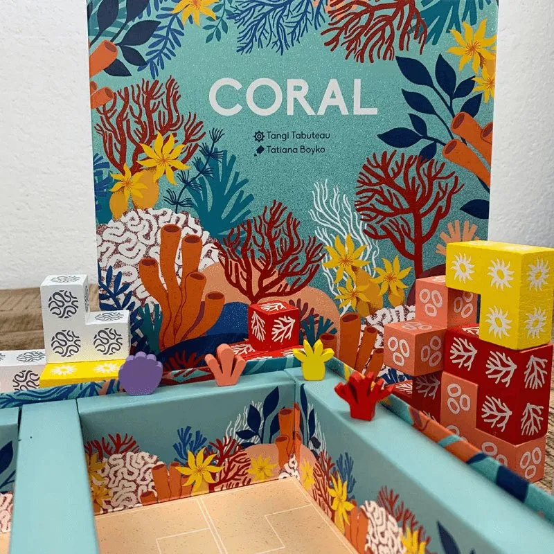 Coral - Juego de mesa - 2 Tomatoes - 1-4 jugadores - 8+ años - 10-20 min