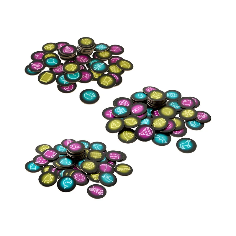 Let`s Talk NEON - Juego de mesa - Haba - 3-8 jugadores - 8+ años - 15 min