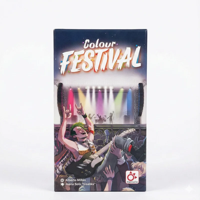 Color Festival - Juego de mesa - Mercurio - 2-5 jugadores - 8+ años - 20 min