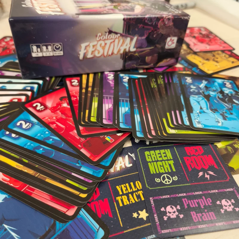 Color Festival - Juego de mesa - Mercurio - 2-5 jugadores - 8+ años - 20 min