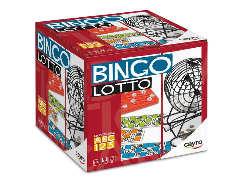 BINGO LOTTO - Juego de mesa - Cayro - 2-8 jugadores - 6+ años